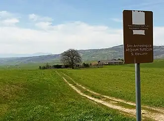 archeologische site Aequum Tuticum