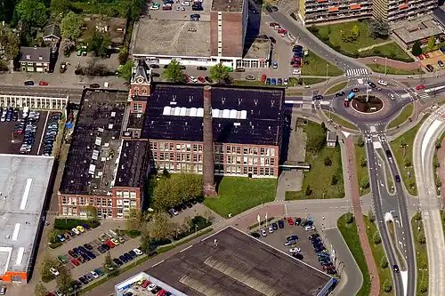 Het Janninkscomplex vanuit de lucht