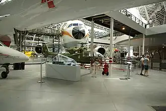 Hoofdhal van Aéroscopia