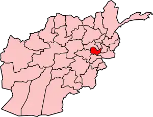 De Afghaanse provincie Kabul.