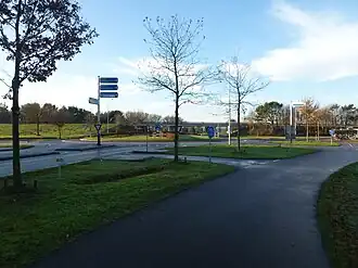 N34 vanaf de N386 bij Zuidlaren