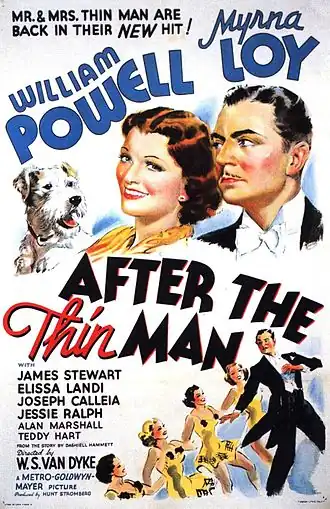 Aanplakbiljet voor After the Thin Man