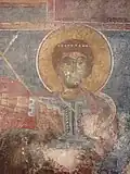 Fresco in de Agia-Pelagiakerk