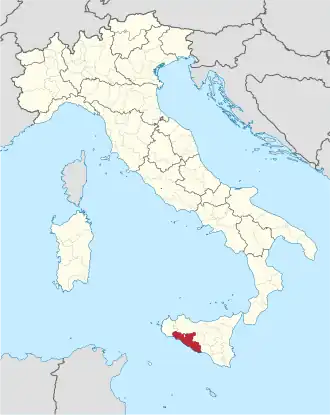 Kaart met ligging provincie