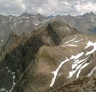 De Aherkogel vanuit het noordwesten