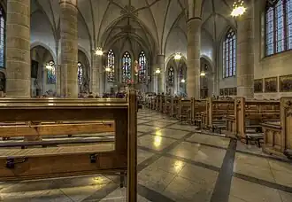 Interieur van deze kerk