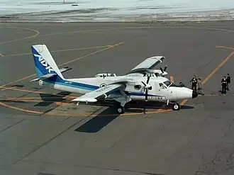 De De Havilland Canada DHC-6 Twin Otter van Air Hokkaido.