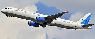 Het bewuste vliegtuig in Bangkok in augustus 2014