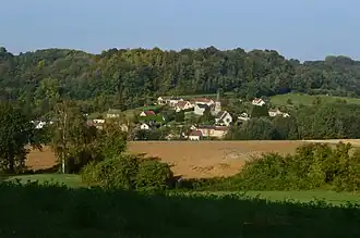 Gezicht op Aizy-Jouy