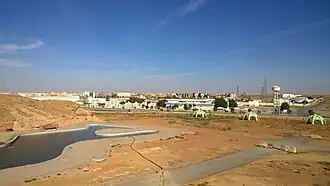 Gezicht op het stadje, januari 2015