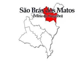 Kaart van São Brás dos Matos(Mina do Bugalho)