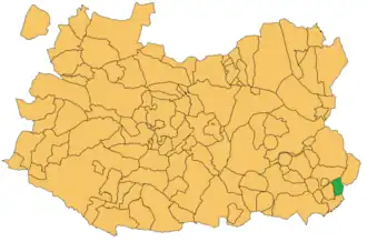 Kaart van Albaladejo