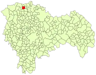 Kaart van Albendiego