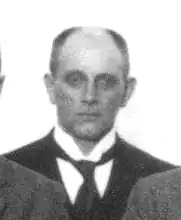 Albert van Leusen als gemeenteraadslid in 1920