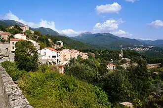 Zicht op Albitreccia