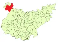 Kaart van Alburquerque