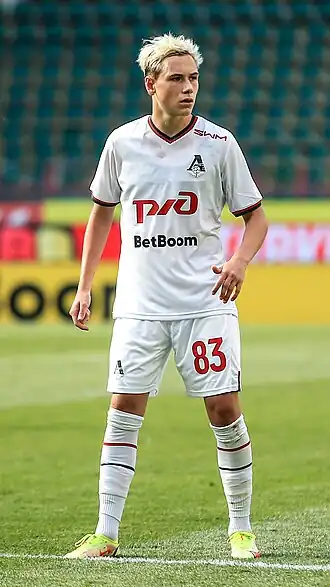 Batrakov in 2024 als speler van Lokomotiv Moskou
