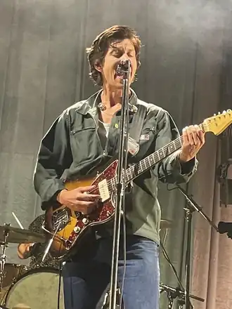 Alex Turner tijdens een optreden bij Primavera Sound, Los Angeles, in 2022.