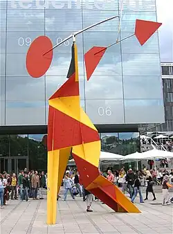 Crinkly avec disc rouge, 1973, Stuttgart