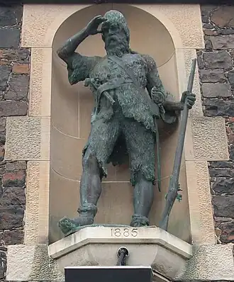 Standbeeld van Alexander Selkirk