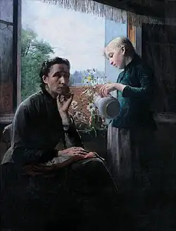 De weduwe of In gedachten verzonken