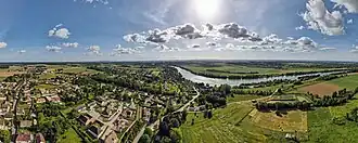 Gezicht op Allériot