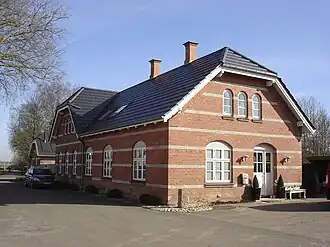 Het voormalige station Allested
