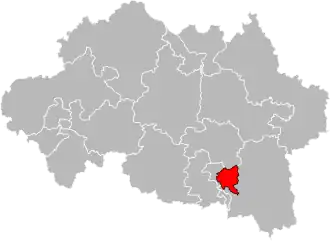 Locatie van het kanton