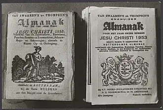 Almanak 1853 en 1953