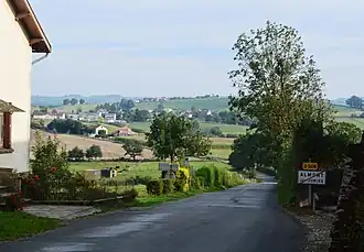Gezicht vanuit Almont-les-Junies