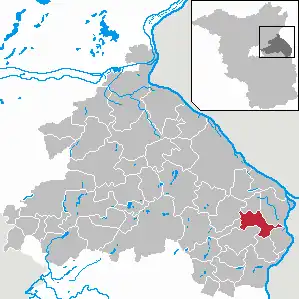 Kaart van Alt Tucheband