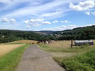 Straat in Knickhagen