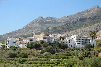 Het dorpje Altea la Vella