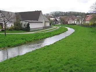 Het riviertje Altenau te Etteln