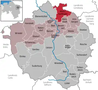 Kaart van Altenmedingen