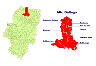 Kaart van Yebra de Basa