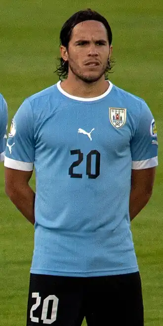 González in 2011 als speler van Uruguay