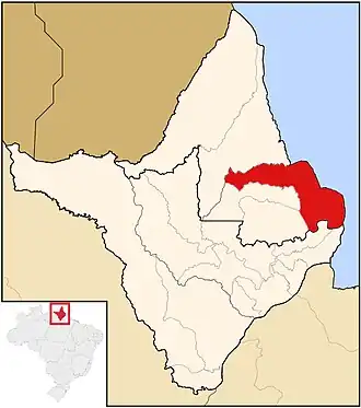 Kaart van Amapá