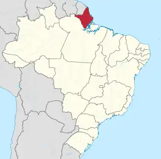 Kaart van Amapá