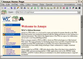 Amaya webbrowser
