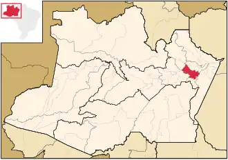 Kaart van Itacoatiara