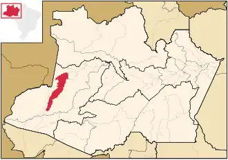 Kaart van São Paulo de Olivença