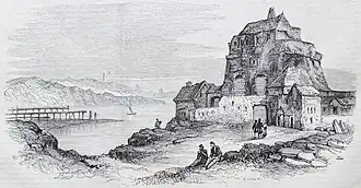 Tekening van het fort uit 1862