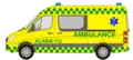 Model van een Deense ambulance