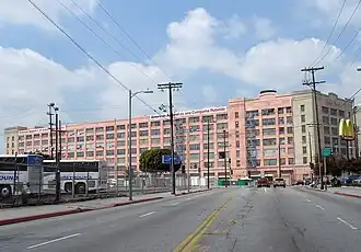 Het hoofdkantoor van American Apparel in Los Angeles