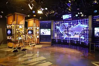 Studio van het programma