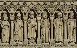 De koningen in het midden van de galerij