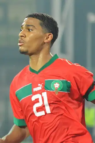 Adli in 2023 als speler van Marokko