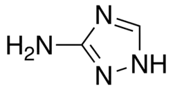 Structuurformule van amitrol