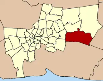 Kaart van Lat Krabangลาดกระบัง